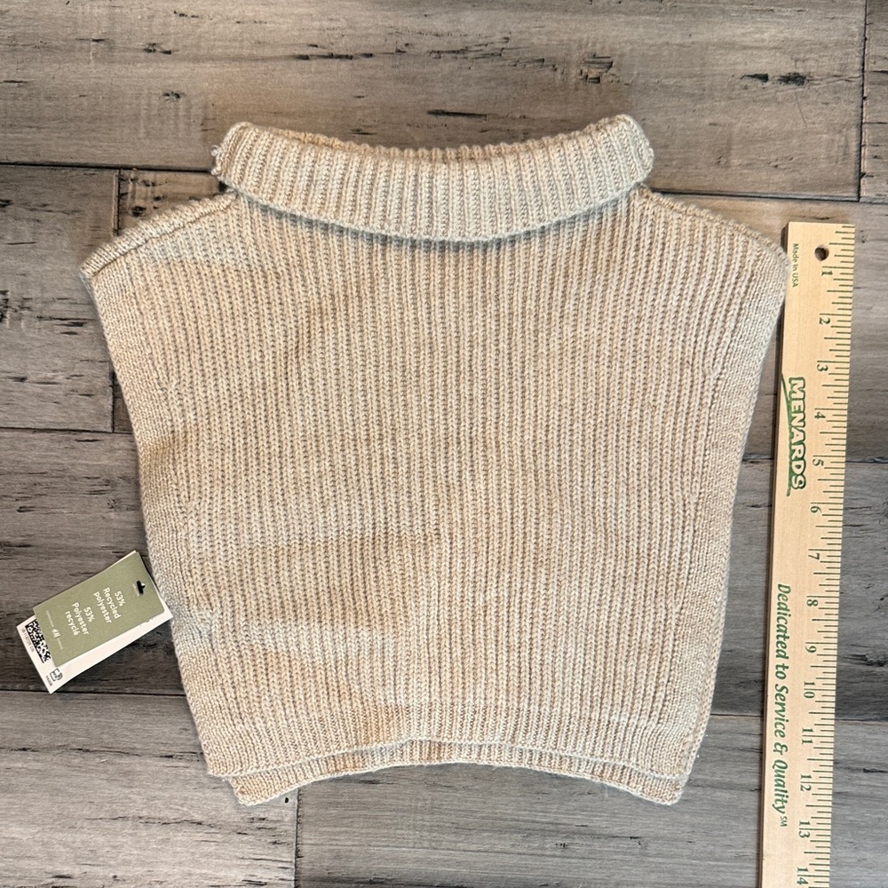Universal Thread Light Tan Cowl Neck Sweater